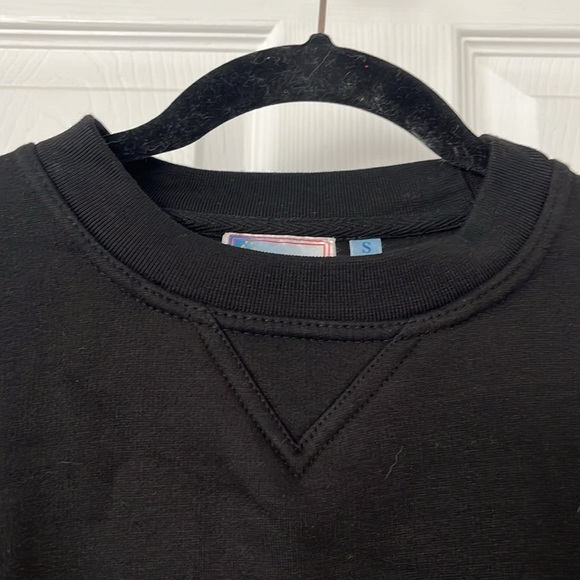 London England Black Crew Neck Sweatshirt, Size Small, Like New Condition - Picture 3 of 6